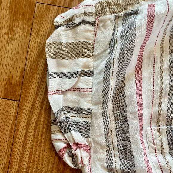 Japana Striped White Button-up Shirt Dress Womens Small - Picture 5 of 16